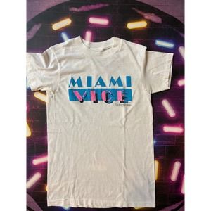 Vintage 1984 Miami Vice Promo shirt size Small Cut tag